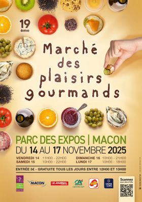 Marché des Plaisirs Gourmands de Mâcon